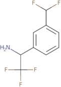 1-[3-(Difluoromethyl)phenyl]-2,2,2-trifluoroethan-1-amine