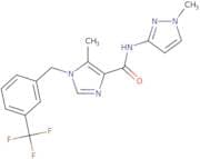 5-Methyl-N-(1-methyl-1H-pyrazol-3-yl)-1-[[3-(trifluoromethyl)phenyl]methyl]-1H-imidazole-4-carboxa…