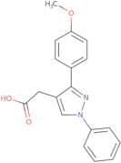 2-[3-(4-Methoxyphenyl)-1-phenyl-1H-pyrazol-4-yl]acetic acid