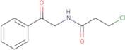 3-Chloro-N-(2-oxo-2-phenylethyl)propanamide