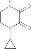 1-Cyclopropylpiperazine-2,3-dione