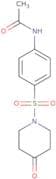 N-{4-[(4-Oxopiperidin-1-yl)sulfonyl]phenyl}acetamide