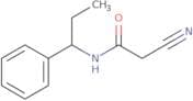 2-Cyano-N-(1-phenylpropyl)acetamide