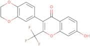 3-(2,3-Dihydro-1,4-benzodioxin-6-yl)-7-hydroxy-2-(trifluoromethyl)-4H-chromen-4-one