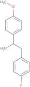 2-(4-Fluorophenyl)-1-(4-methoxyphenyl)ethan-1-amine