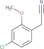 2-(4-Chloro-2-methoxyphenyl)acetonitrile
