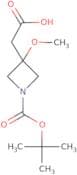 2-{1-[(tert-butoxy)carbonyl]-3-methoxyazetidin-3-yl}acetic acid