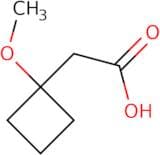 2-(1-Methoxycyclobutyl)acetic acid