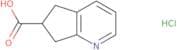 5H,6H,7H-Cyclopenta[b]pyridine-6-carboxylic acid hydrochloride