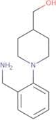 {1-[2-(Aminomethyl)phenyl]-4-piperidinyl}methanol
