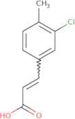 (2E)-3-(3-Chloro-4-methylphenyl)prop-2-enoic acid