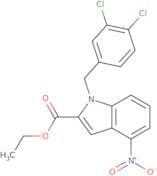Ethyl 1-(3,4-dichlorobenzyl)-4-nitro-1H-indole-2-carboxylate