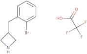 3-[(2-Bromophenyl)methyl]azetidine, trifluoroacetic acid