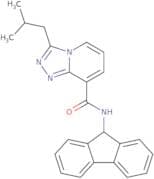 N-(9H-Fluoren-9-yl)-3-(2-methylpropyl)-[1,2,4]triazolo[4,3-a]pyridine-8-carboxamide