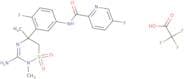 (R)-5-Fluoro-N-(4-fluoro-3-(3-imino-2,5-dimethyl-1,1-dioxido-1,2,4-thiadiazinan-5-yl)phenyl)picoli…