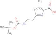 2-(2-{[(tert-Butoxy)carbonyl]amino}ethyl)-5-methyl-1,3-thiazole-4-carboxylic acid