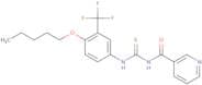 1-(4-Pentyloxy-3-trifluoromethylphenyl)-3-(pyridine-3-carbonyl)thiourea