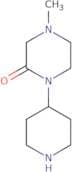 4-Methyl-1-(piperidin-4-yl)piperazin-2-one