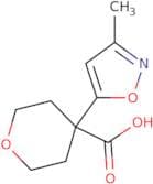 4-(3-Methyl-1,2-oxazol-5-yl)oxane-4-carboxylic acid