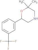 2,2-Dimethyl-6-[3-(trifluoromethyl)phenyl]morpholine