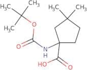 1-{[(tert-Butoxy)carbonyl]amino}-3,3-dimethylcyclopentane-1-carboxylic acid