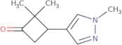 2,2-Dimethyl-3-(1-methyl-1H-pyrazol-4-yl)cyclobutan-1-one