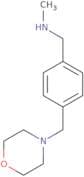 Methyl({4-[(morpholin-4-yl)methyl]phenyl}methyl)amine