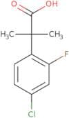 2-(4-Chloro-2-fluorophenyl)-2-methylpropanoic acid
