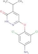 6-(4-Amino-2,6-dichlorophenoxy)-4-isopropylpyridazin-3(2H)-one