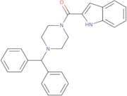 4-(diphenylmethyl)piperazinyl indol-2-yl ketone