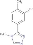 3-(3-Bromo-4-methylphenyl)-4-methyl-4H-1,2,4-triazole