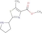 Methyl 5-methyl-2-(pyrrolidin-2-yl)-1,3-thiazole-4-carboxylate