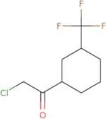 2-Chloro-1-[3-(trifluoromethyl)cyclohexyl]ethan-1-one