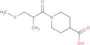 1-[2-Methyl-3-(methylsulfanyl)propanoyl]piperidine-4-carboxylic acid