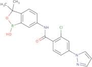 2-Chloro-N-(1-hydroxy-3,3-dimethyl-1,3-dihydrobenzo[C][1,2]oxaborol-6-yl)-4-(1H-pyrazol-1-yl)benza…