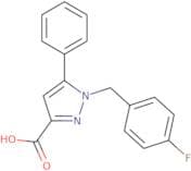 1-(4-Fluorobenzyl)-5-phenyl-1H-pyrazole-3-carboxylic acid