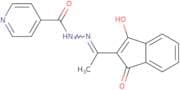 N-(((1,3-dioxoindan-2-ylidene)ethyl)amino)-4-pyridylformamide