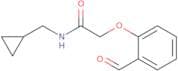 N-(Cyclopropylmethyl)-2-(2-formylphenoxy)acetamide
