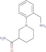 1-[2-(Aminomethyl)phenyl]piperidine-3-carboxamide