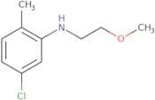 5-Chloro-N-(2-methoxyethyl)-2-methylaniline