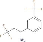 3,3,3-Trifluoro-1-[3-(trifluoromethyl)phenyl]propan-1-amine