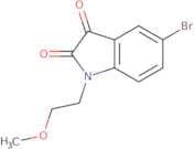 5-Bromo-1-(2-methoxyethyl)-2,3-dihydro-1H-indole-2,3-dione