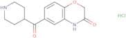 6-(Piperidine-4-carbonyl)-3,4-dihydro-2H-1,4-benzoxazin-3-one hydrochloride