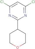 4,6-Dichloro-2-(oxan-4-yl)pyrimidine