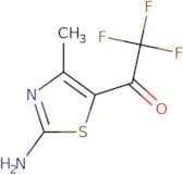 1-(2-Amino-4-methyl-1,3-thiazol-5-yl)-2,2,2-trifluoroethan-1-one