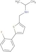 {[5-(2-Fluorophenyl)thiophen-2-yl]methyl}(propan-2-yl)amine