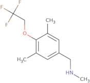 {[3,5-Dimethyl-4-(2,2,2-trifluoroethoxy)phenyl]methyl}(methyl)amine