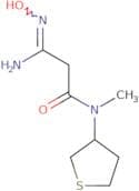 2-(N'-Hydroxycarbamimidoyl)-N-methyl-N-(thiolan-3-yl)acetamide
