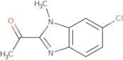 1-(6-Chloro-1-methyl-1H-1,3-benzodiazol-2-yl)ethan-1-one