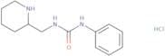 1-Phenyl-3-[(piperidin-2-yl)methyl]urea hydrochloride